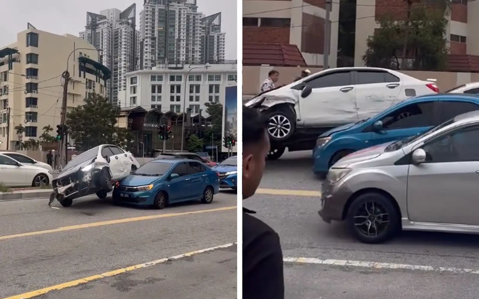 kereta dikejar polis ampang