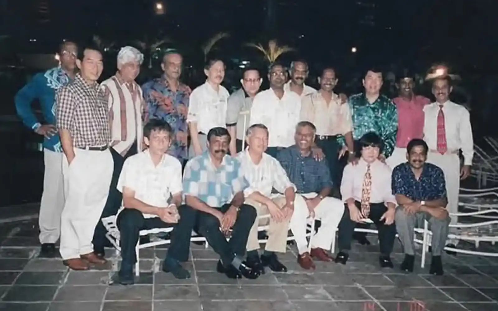 In a moment of national pride, Lawrence Chan (left, third) (K Balas) 4526