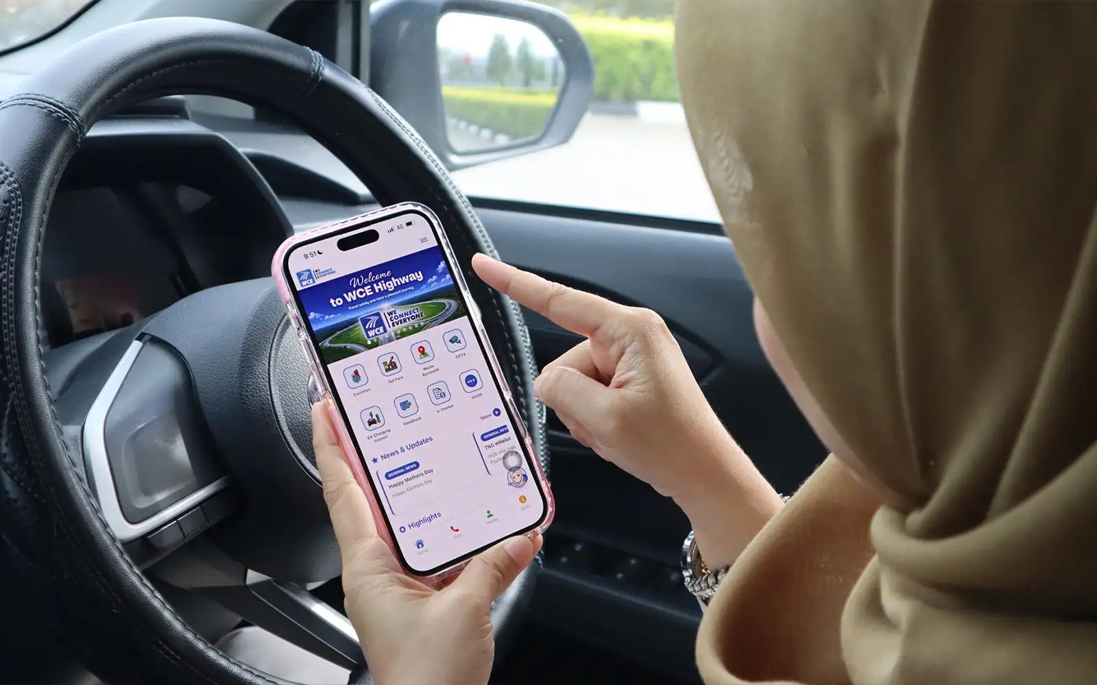 Versi baharu WCE App dengan trafik masa nyata, bantuan AI