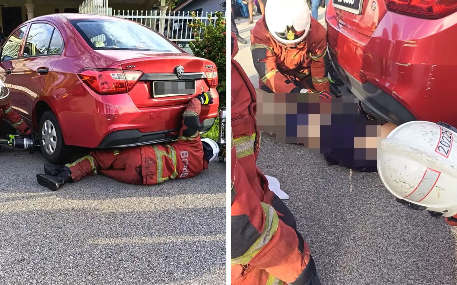 Man killed as car rolls over him on driveway