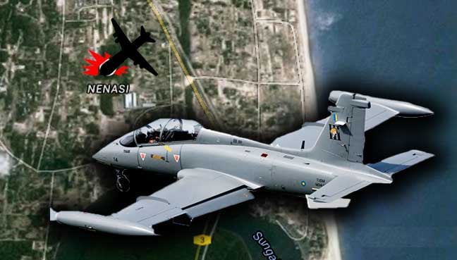 RMAF jet crashes in padi field, pilots eject to safety