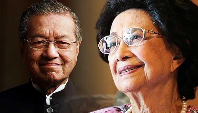 I went along with hubby to show support, says Siti Hasmah