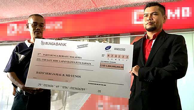 Gimik terbaru Jamal ‘derma’ RM7 bilion kepada PPBM