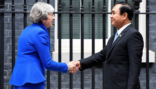 UK PM calls for ‘free elections’ in Thailand
