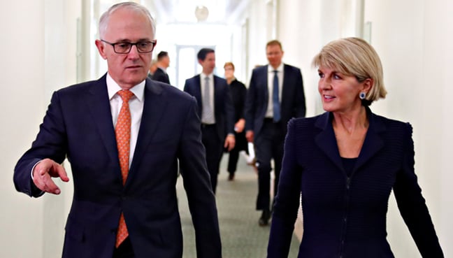 Julie Bishop to resign as Australia’s foreign minister