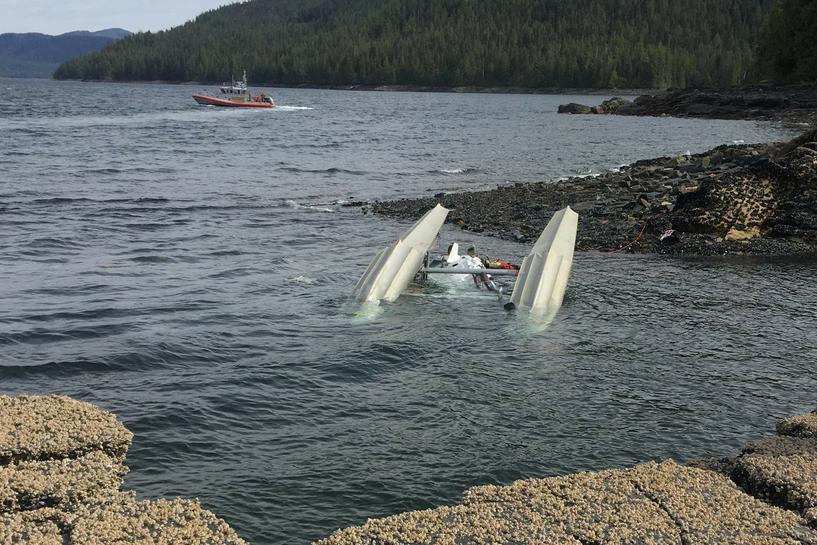 Two missing in Alaskan waters after tour planes crash; probe begins