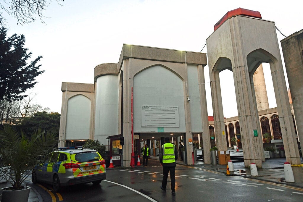 London police charge man in mosque stabbing