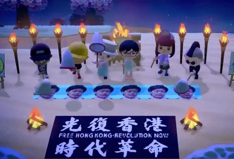 ‘Animal Crossing’ banned in China after activist’s HK protest