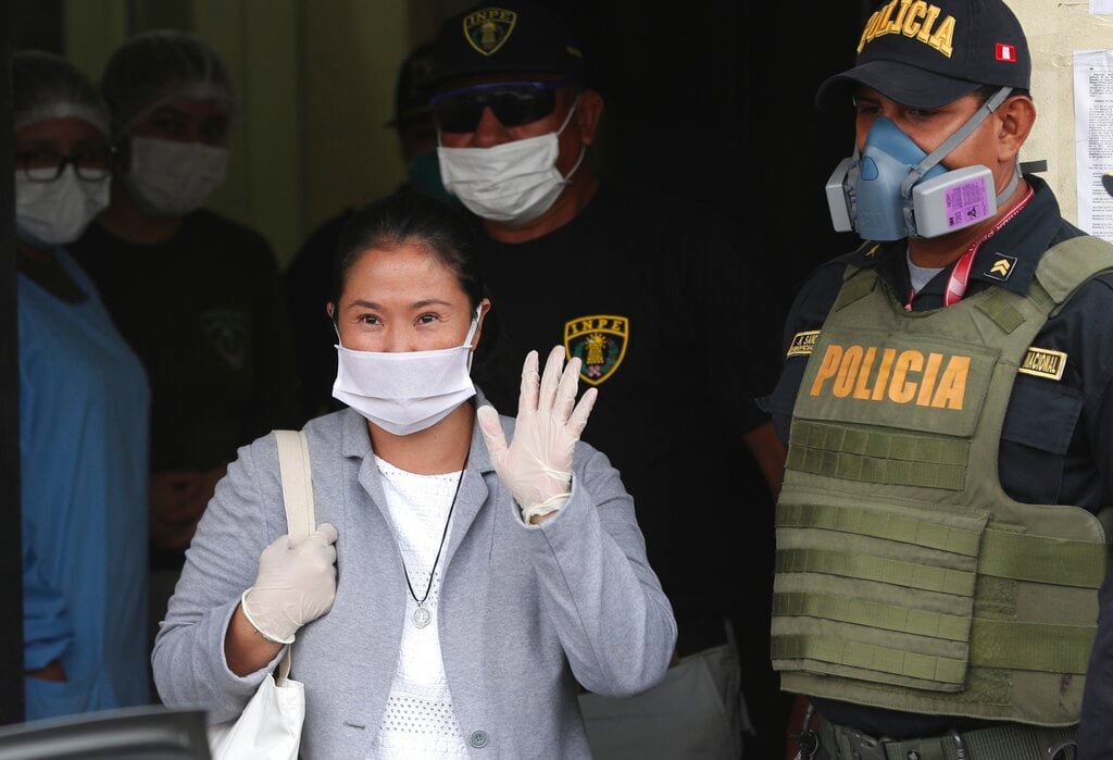 Peru’s opposition leader Fujimori freed from jail over virus fears