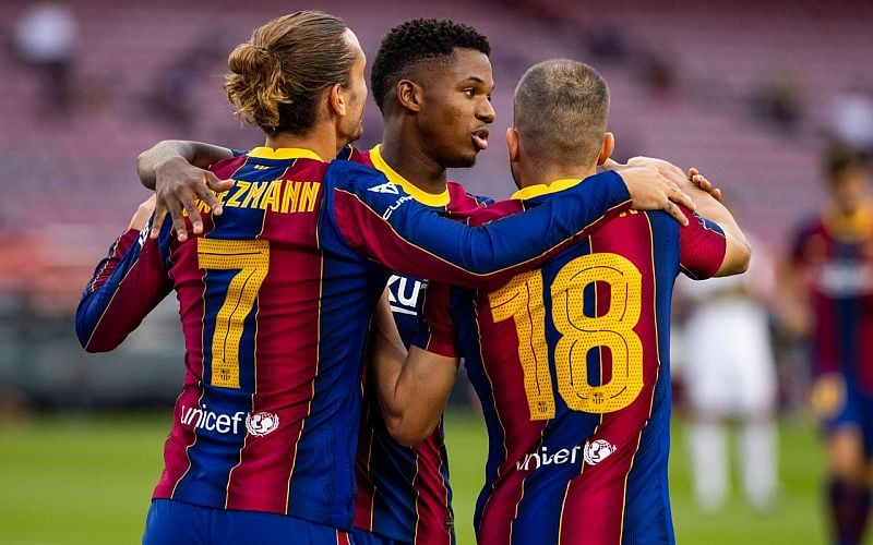 Griezmann strike gives Barcelona third friendly win in a row