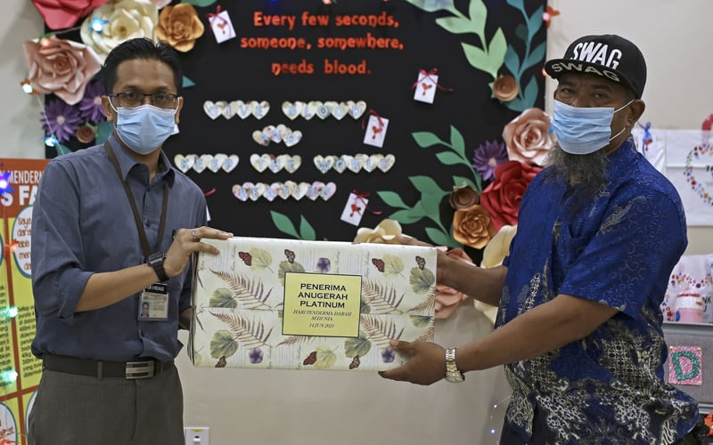 It’s in my blood to donate, says ex-soldier on going 100 up