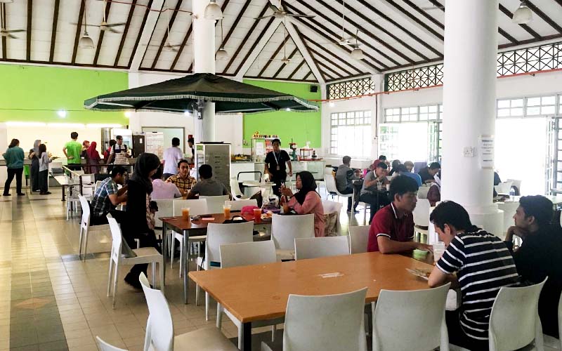Menu Rahmah di universiti dalam masa terdekat