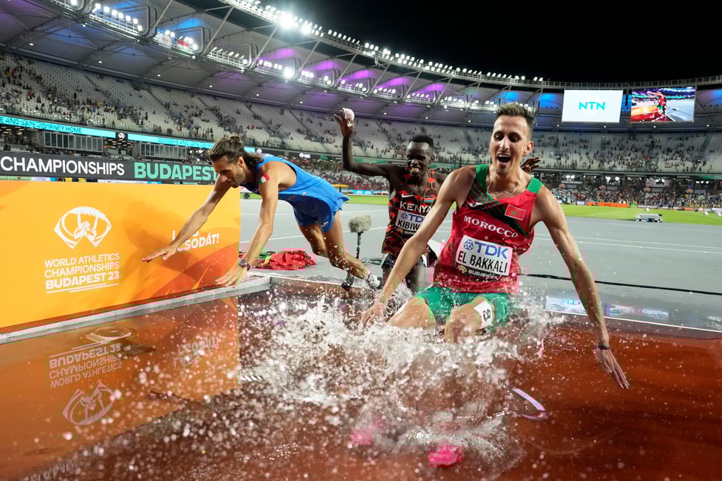 Morocco’s El Bakkali retains 3,000m steeplechase world title