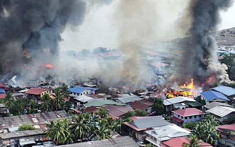 180 left homeless as Tawau fire destroys 45 houses