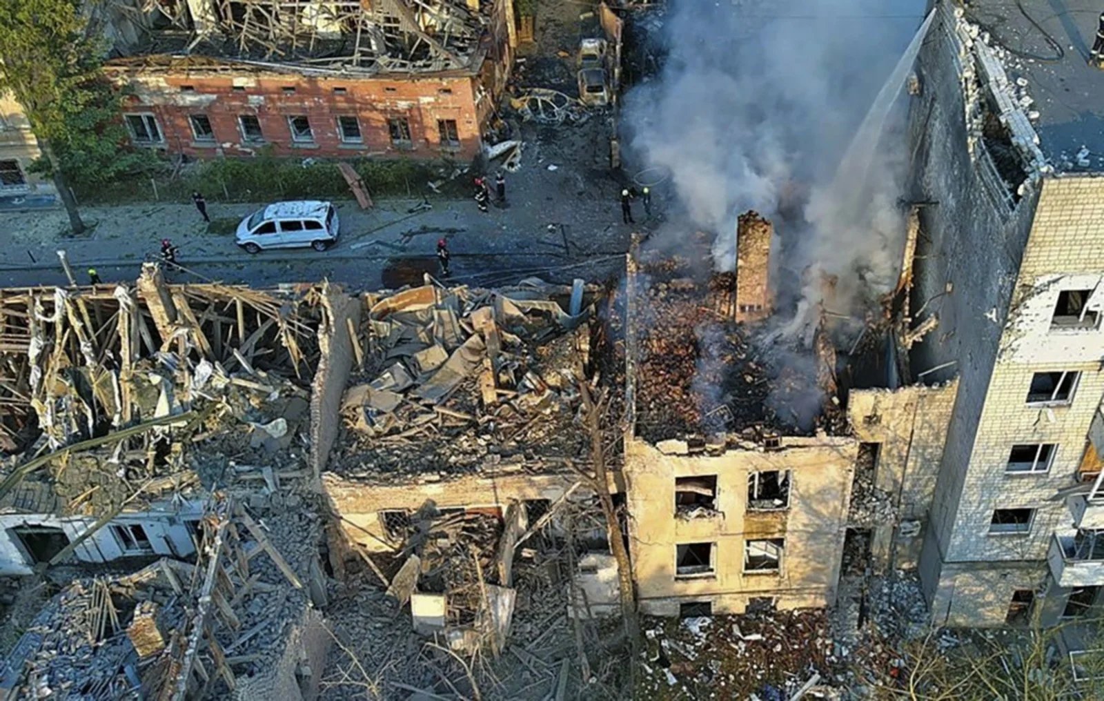 3 children among 7 killed in Russian strike on Ukraine’s Lviv