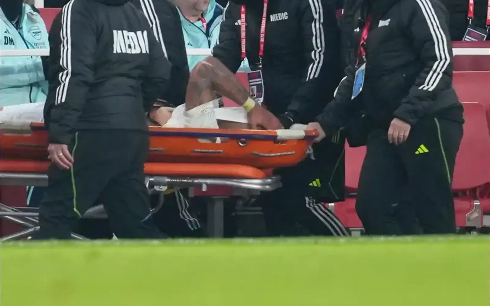 Arsenal’s Jesus out with suspected ACL injury