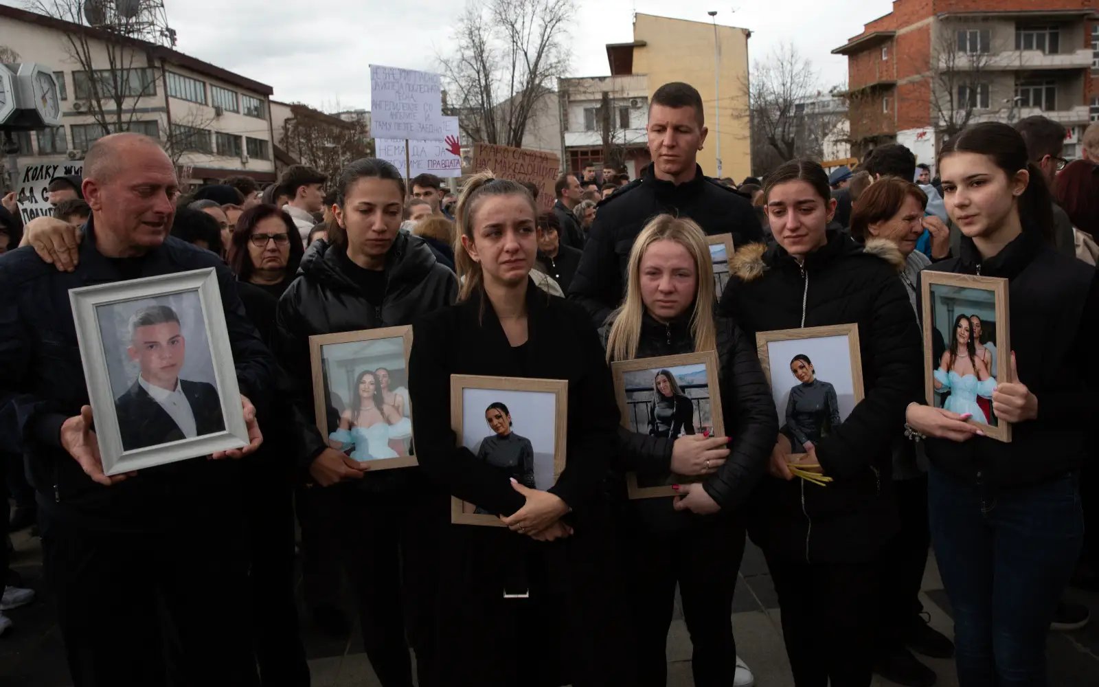 Crowds call for justice for 59 killed in North Macedonia nightclub fire