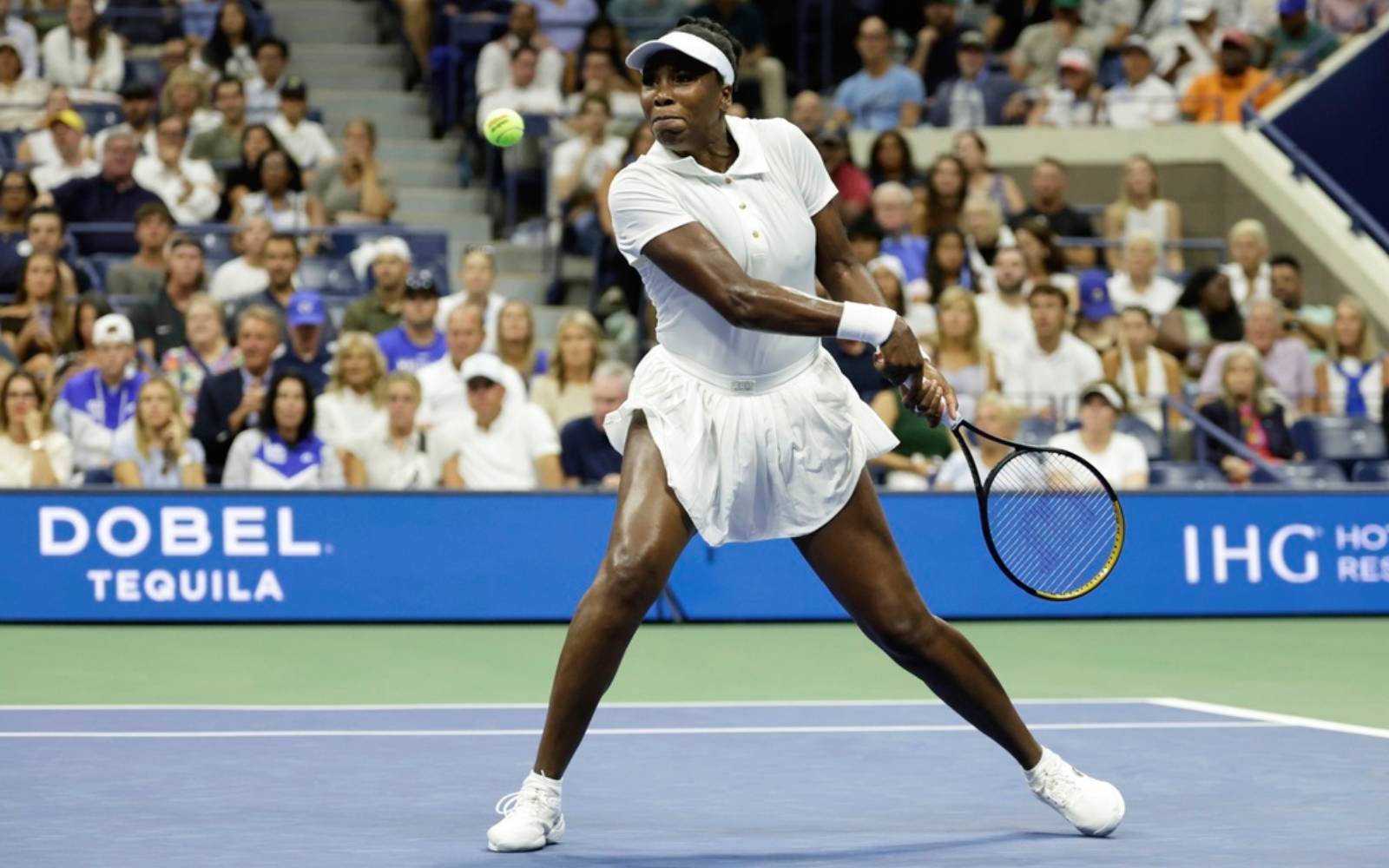 Battling Venus falls short on US Open return