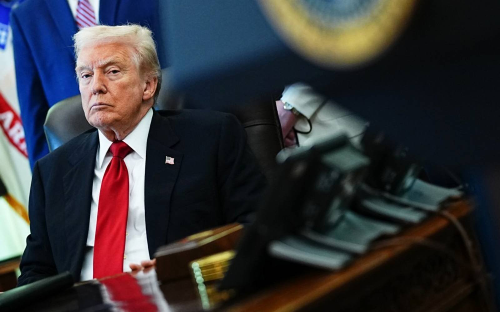 Trump says his approval ratings are down, except with ‘smart people’