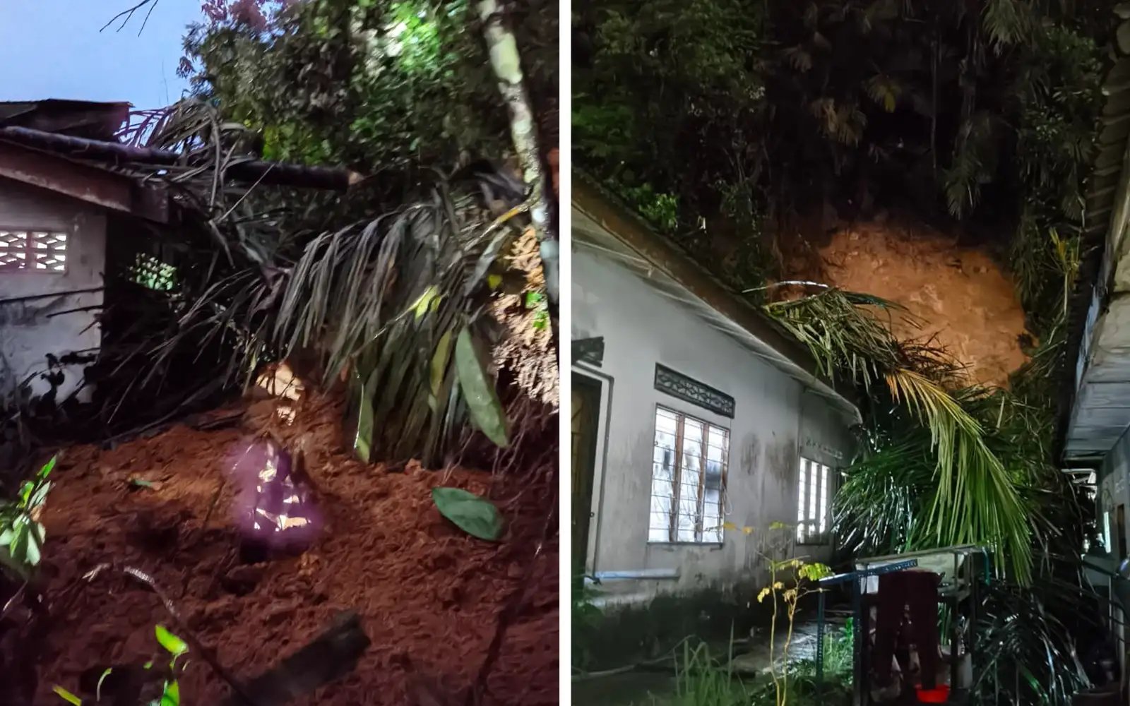 Residents evacuated after landslides in Ampang, Gombak