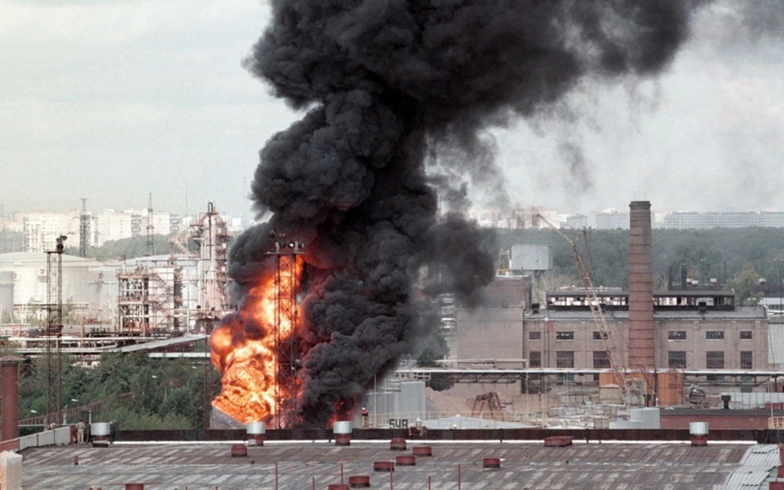 Ukraine hits oil tanker and depot in southern Russia