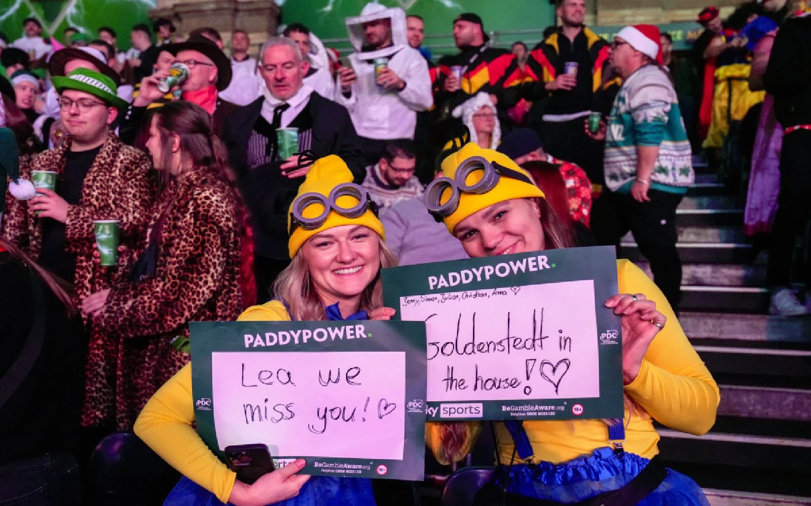 At London’s annual darts fiesta, Elvis is in the building, beer in hand