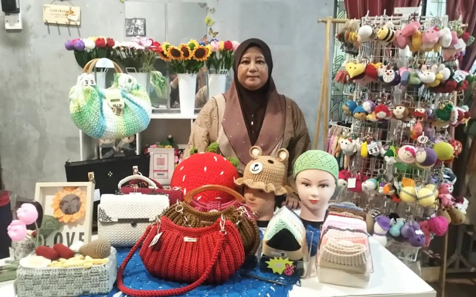 How crocheting helped Darwina build a home business