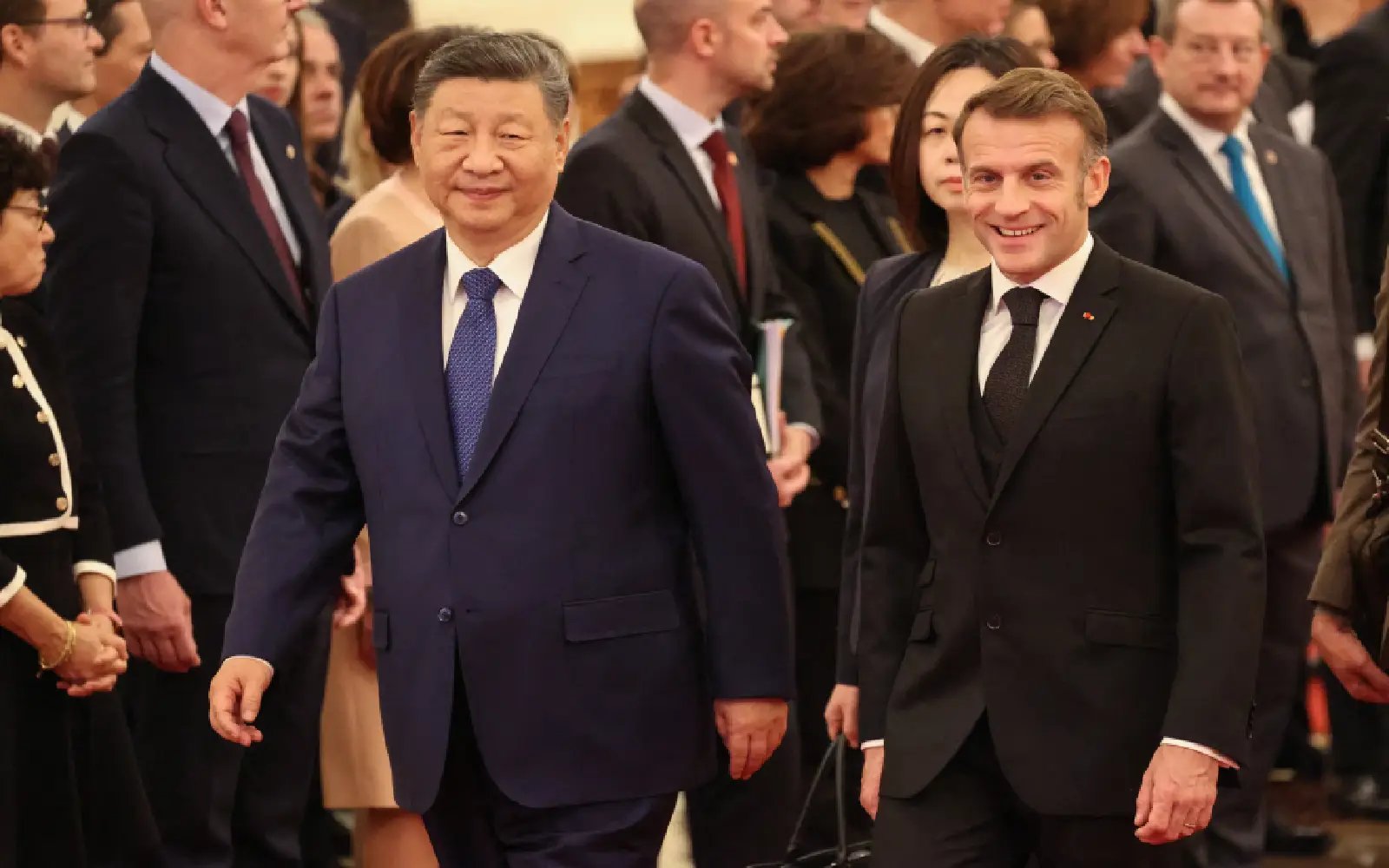 France’s Macron meets Xi for Ukraine, trade talks