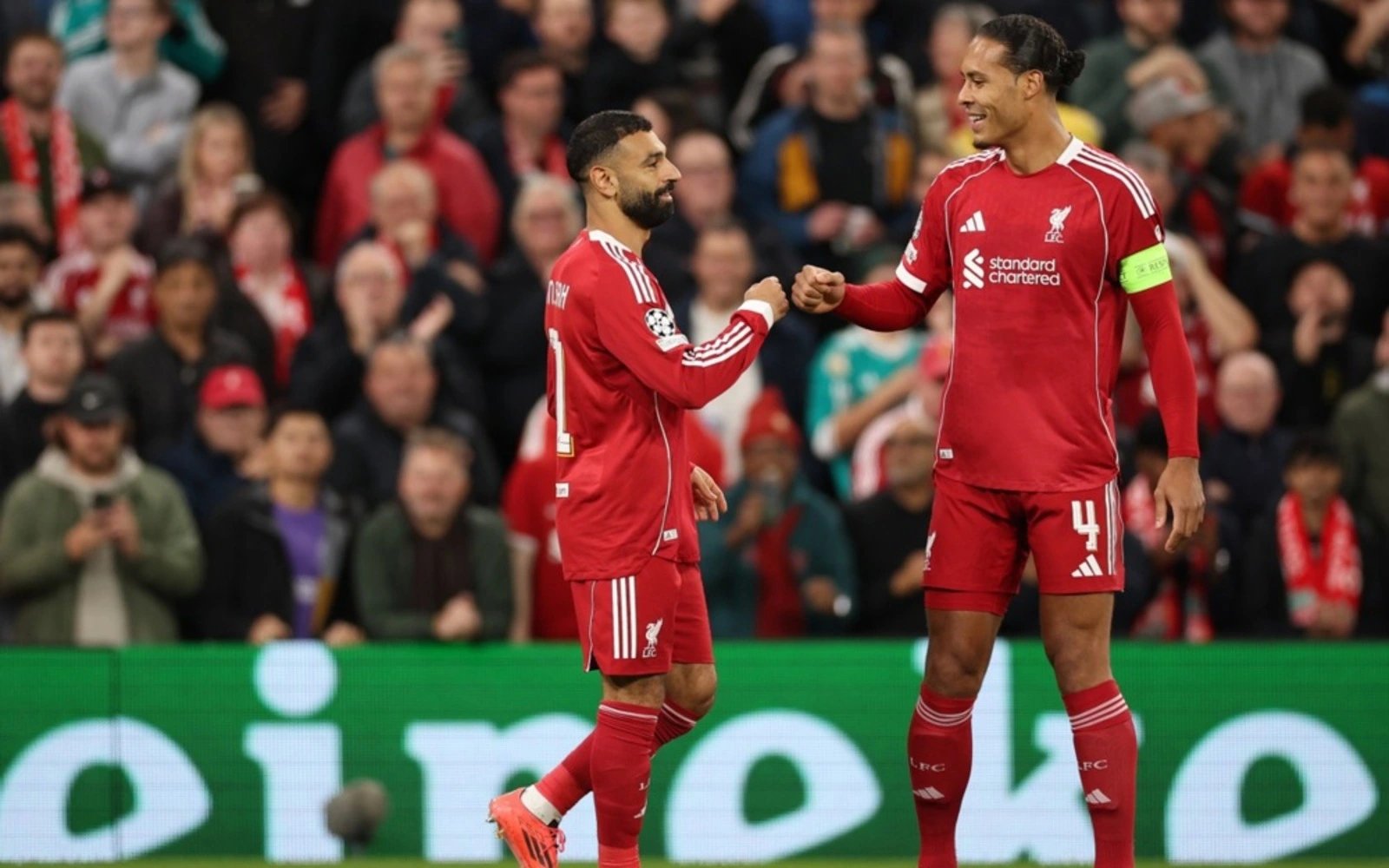 Salah’s benching shows every player has to earn their place at Liverpool, says Van Dijk