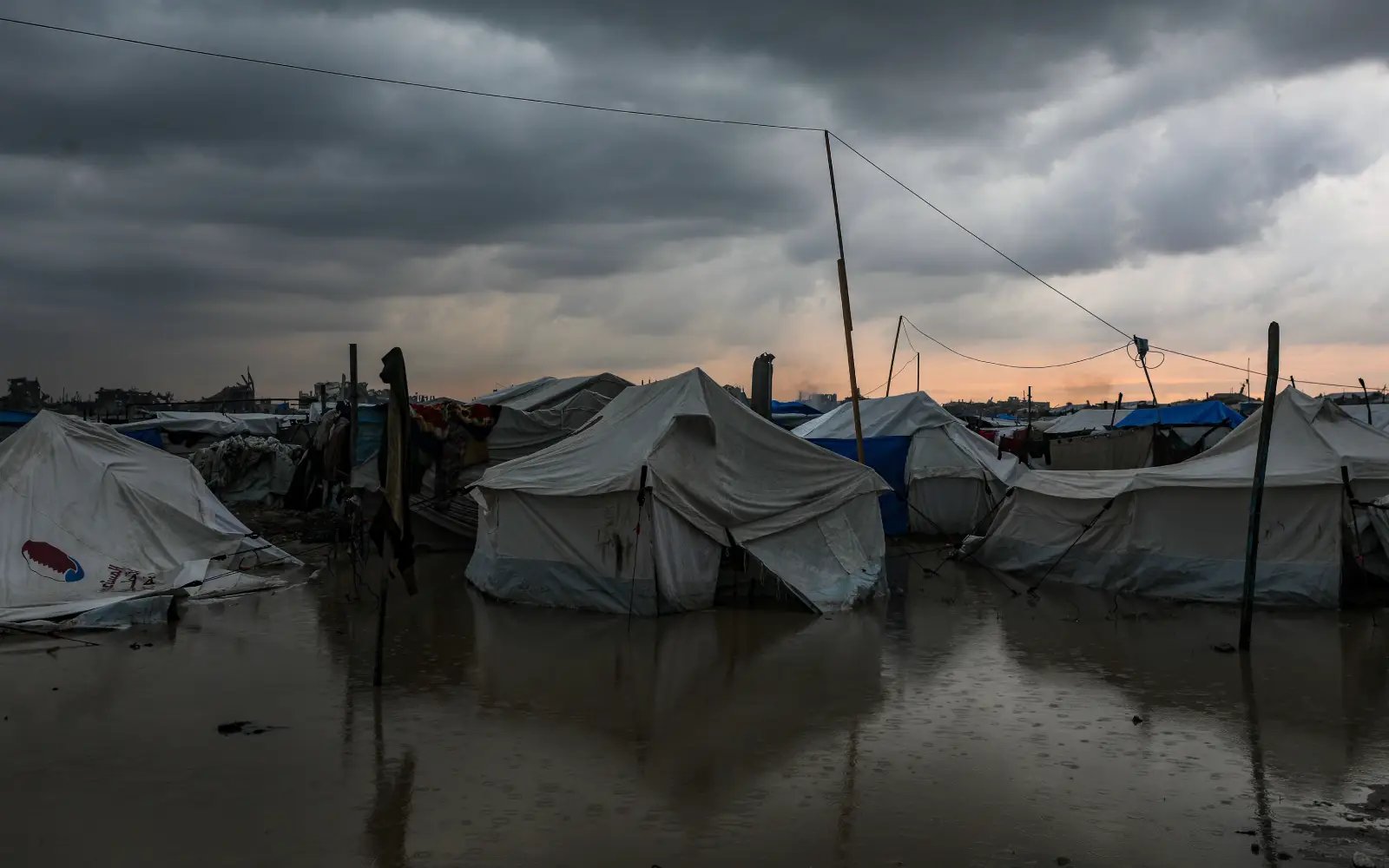 Gaza civil defence says 16 dead as heavy rains batter territory