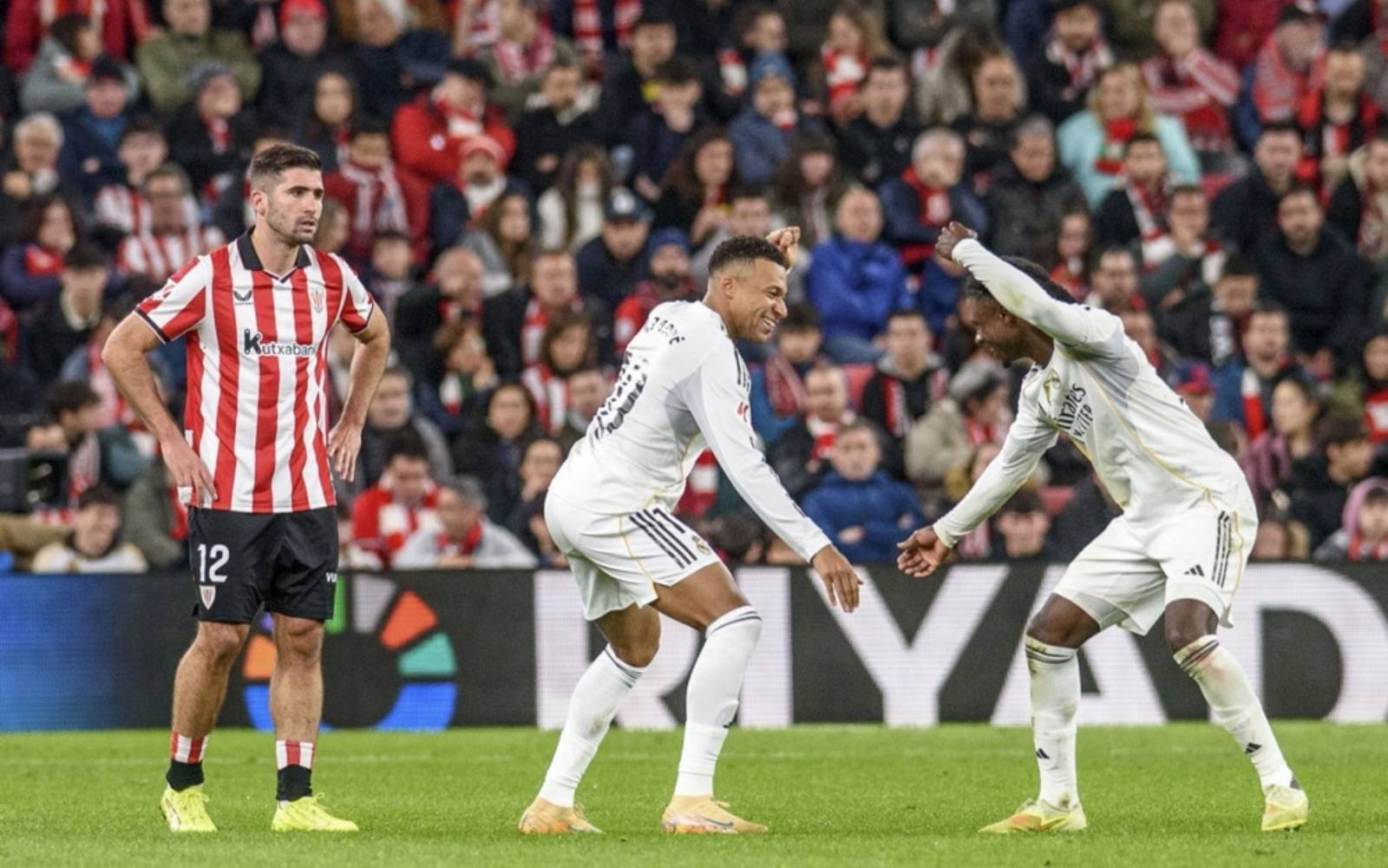 Mbappe double powers Real Madrid to win at Athletic Bilbao