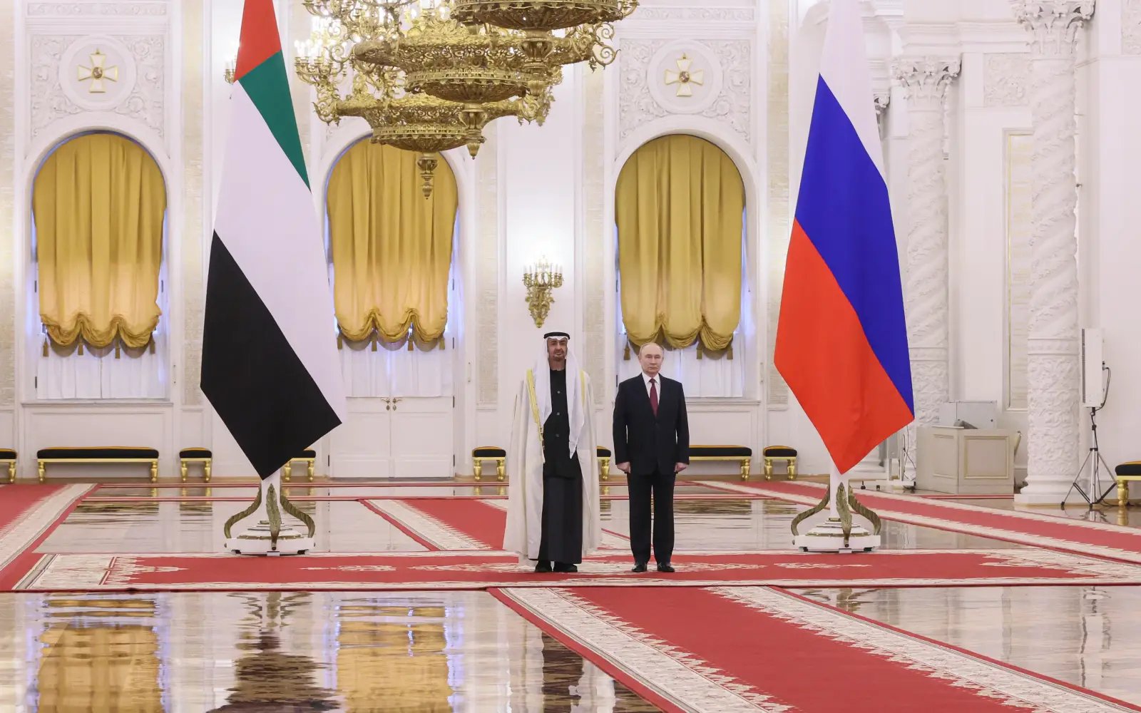 Putin meets UAE president ahead of Ukraine talks