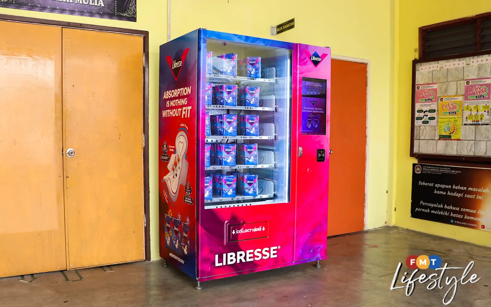 Sanitary pad vending machines are breaking the stigma of menstruation