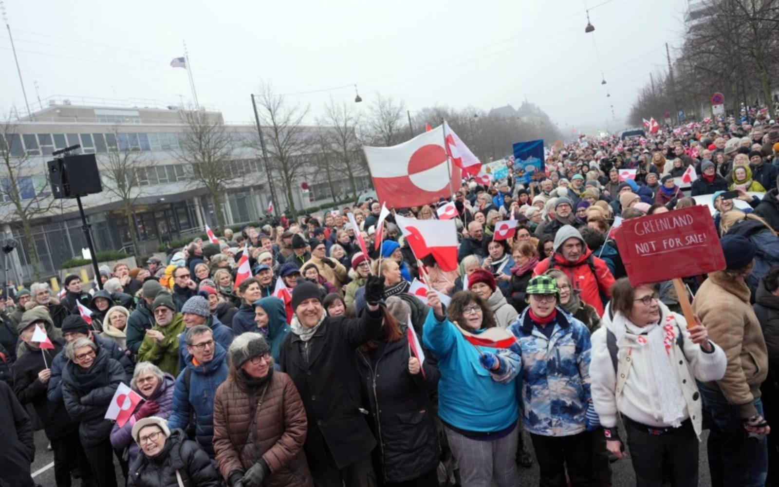 Trump says not thinking ‘purely of peace’ in Greenland push