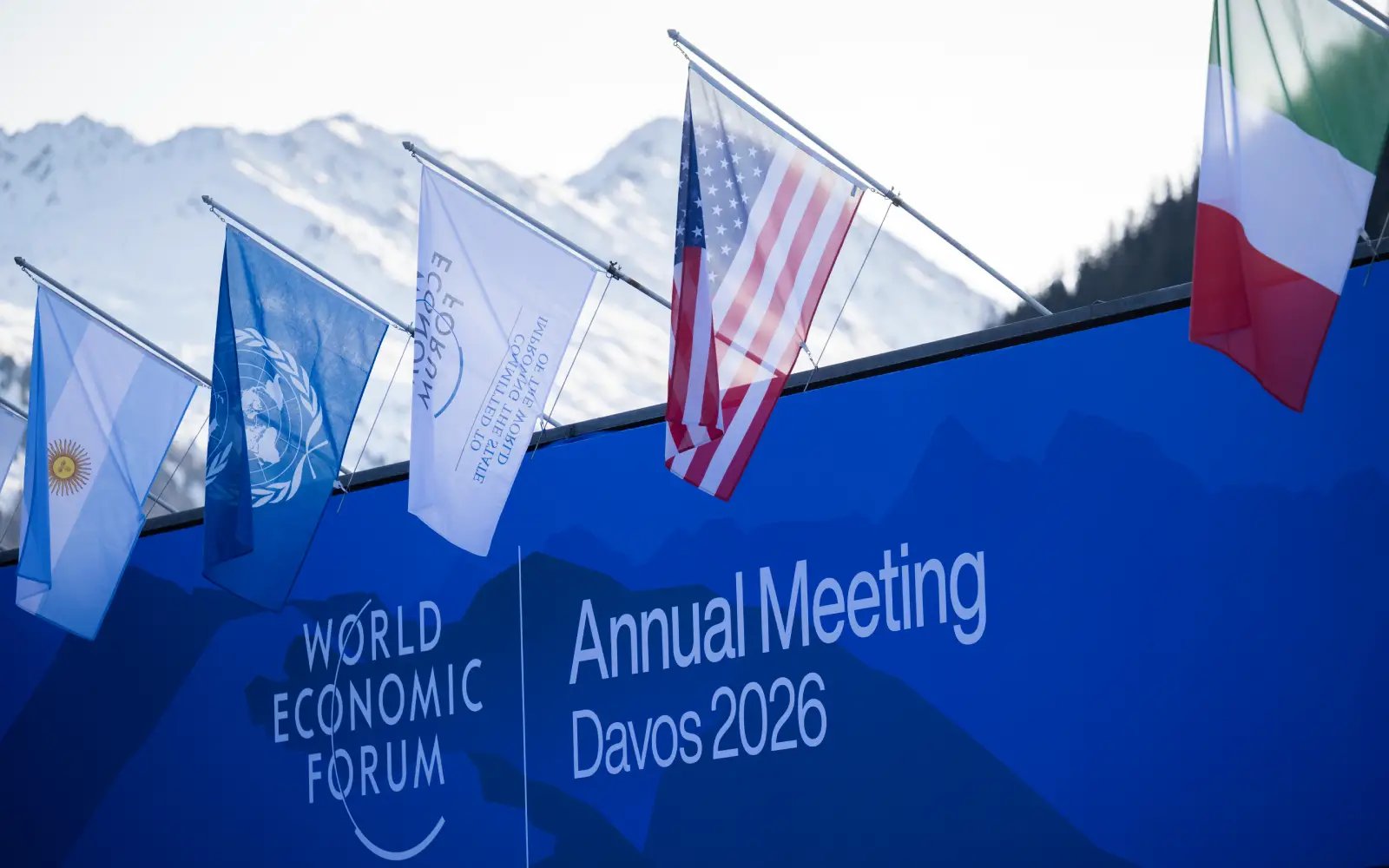 EU leaders take stage in Davos as Trump rocks global order