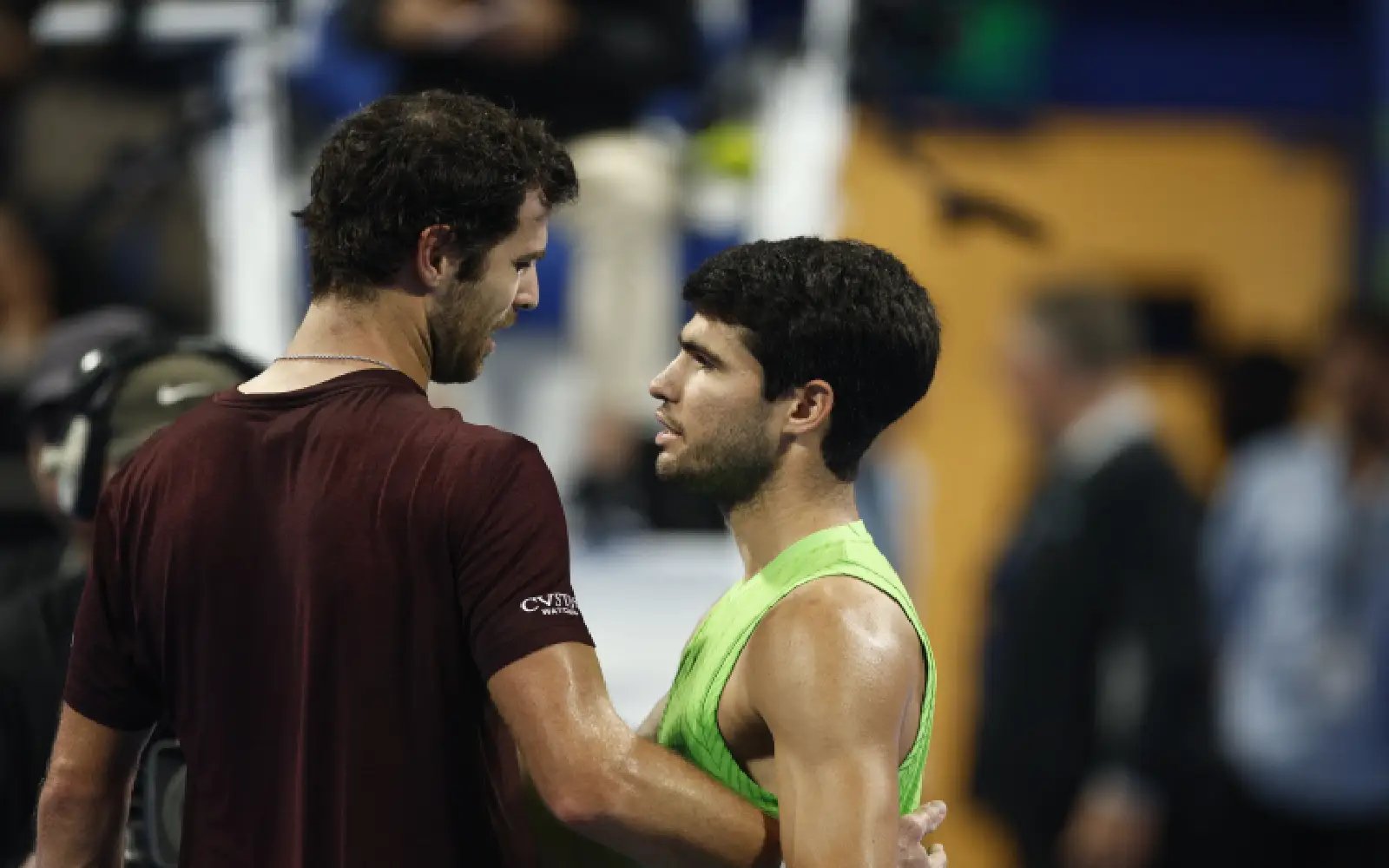 Alcaraz fights back to book last four berth in Qatar, Sinner stunned