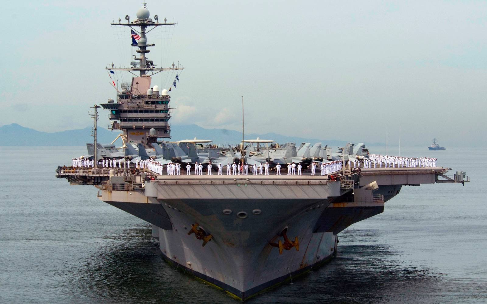 Trump hints at second carrier in Middle East as Iran and US near talks