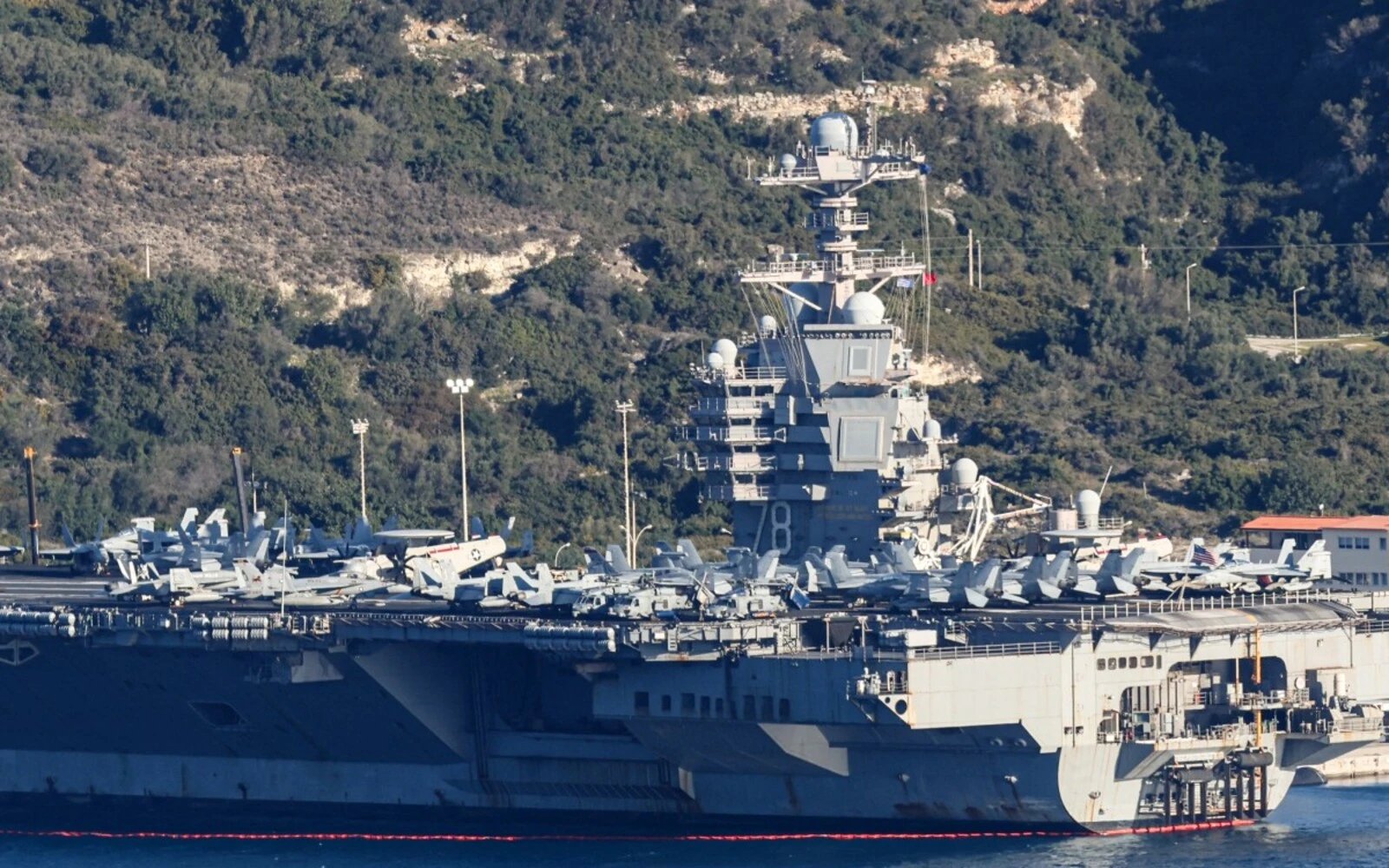 USS Gerald Ford leaves Crete as Iran talks begin