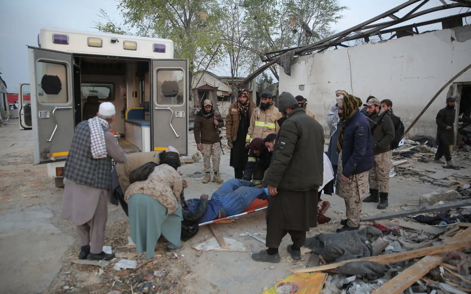 Rescue workers comb ruins of Kabul drug clinic after Pakistan strike
