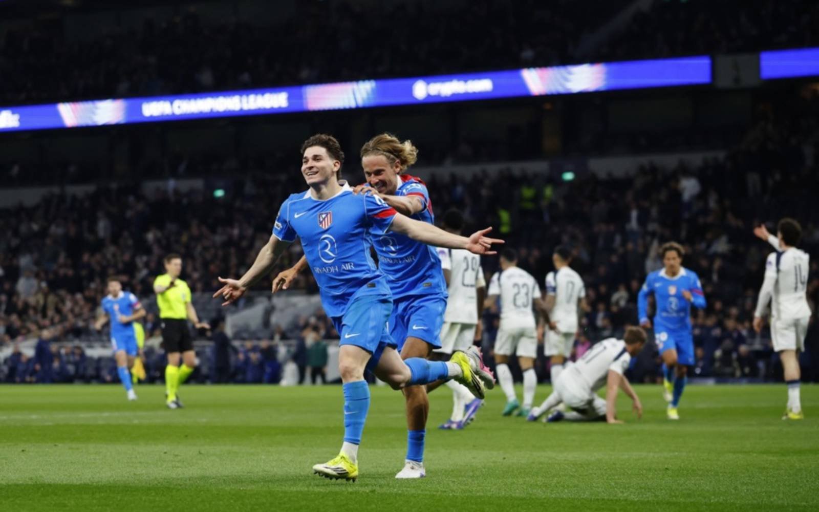 Atletico survive Spurs scare to reach Champions League last eight