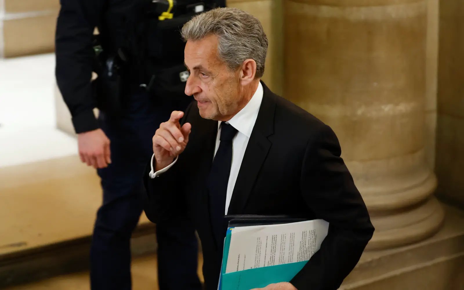 Back in court, France’s Sarkozy maintains his innocence