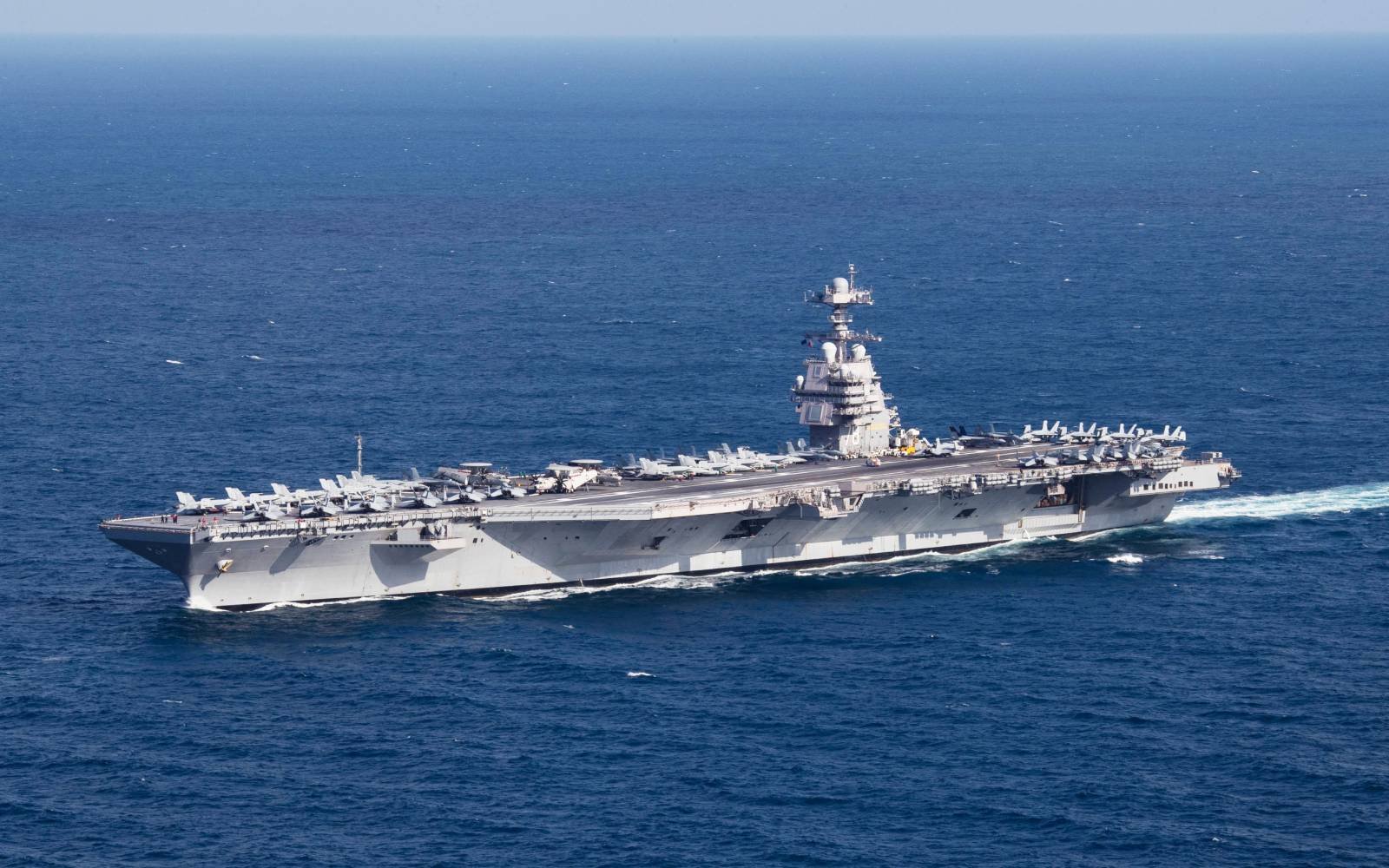 US carrier Ford involved in Iran war heads back to port after fire