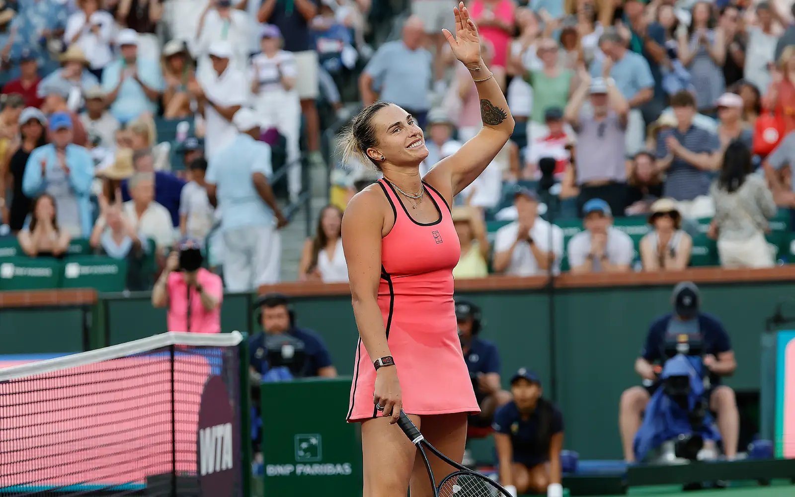 Sabalenka downs Noskova to set Indian Wells title rematch with Rybakina