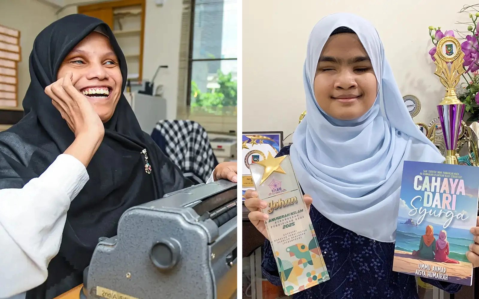 Even without sight, they see the true light of Aidilfitri