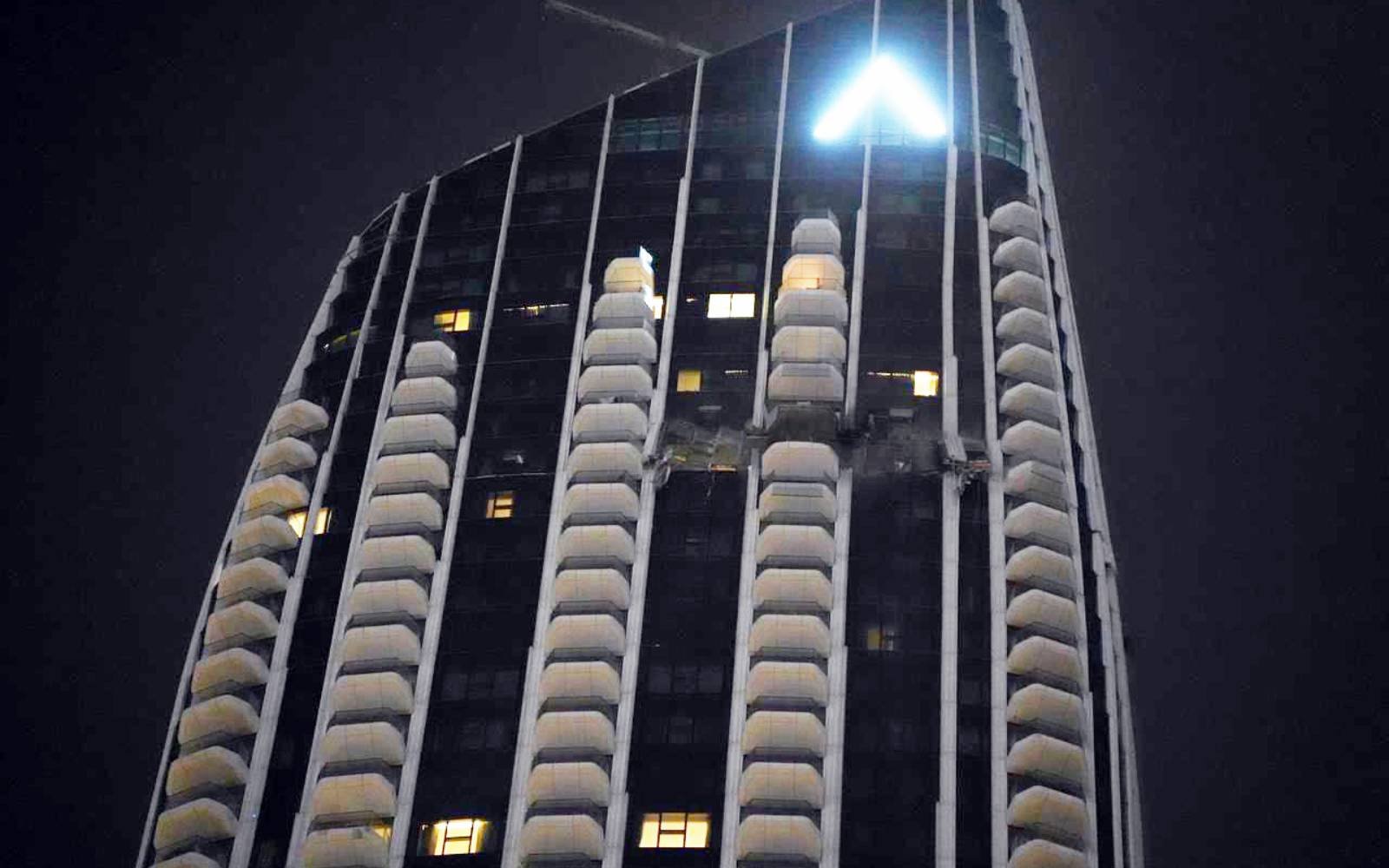 Iranian state media reports drone hits Dubai building