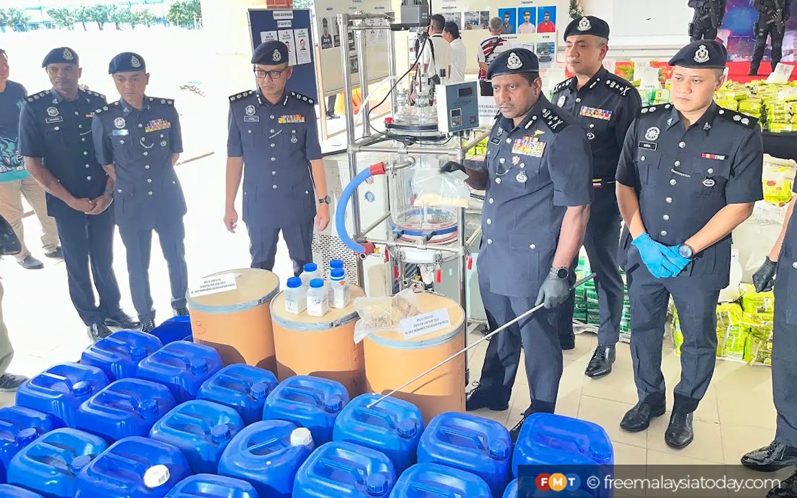 Cops foil 3 syndicates, seize drugs worth RM180mil