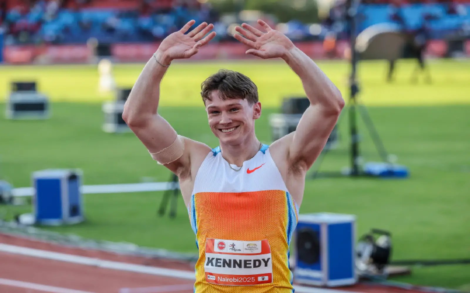 Kennedy pulls off repeat win over teenage sprint sensation Gout