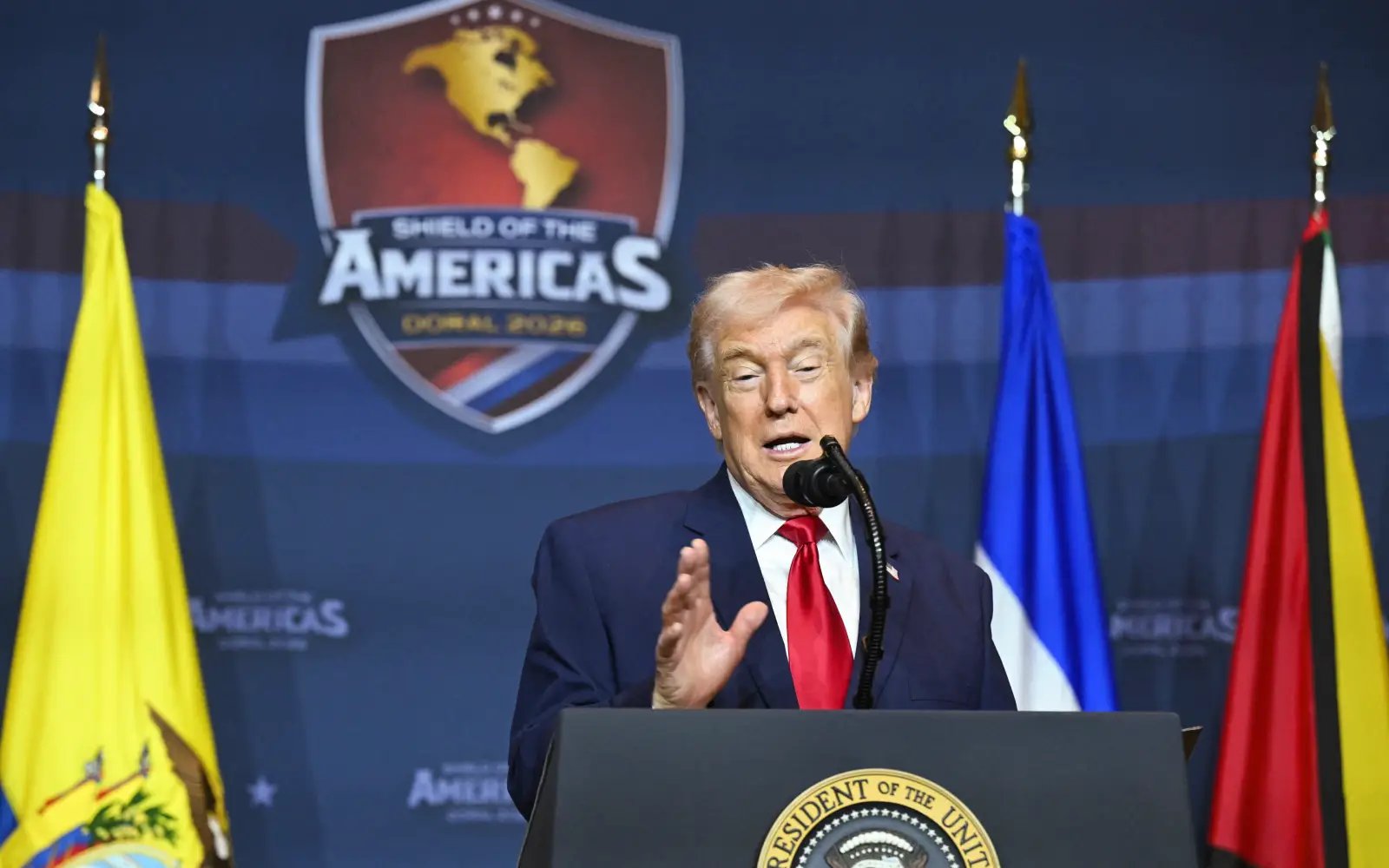 Trump offers Latin American leaders US missile strikes to counter cartels