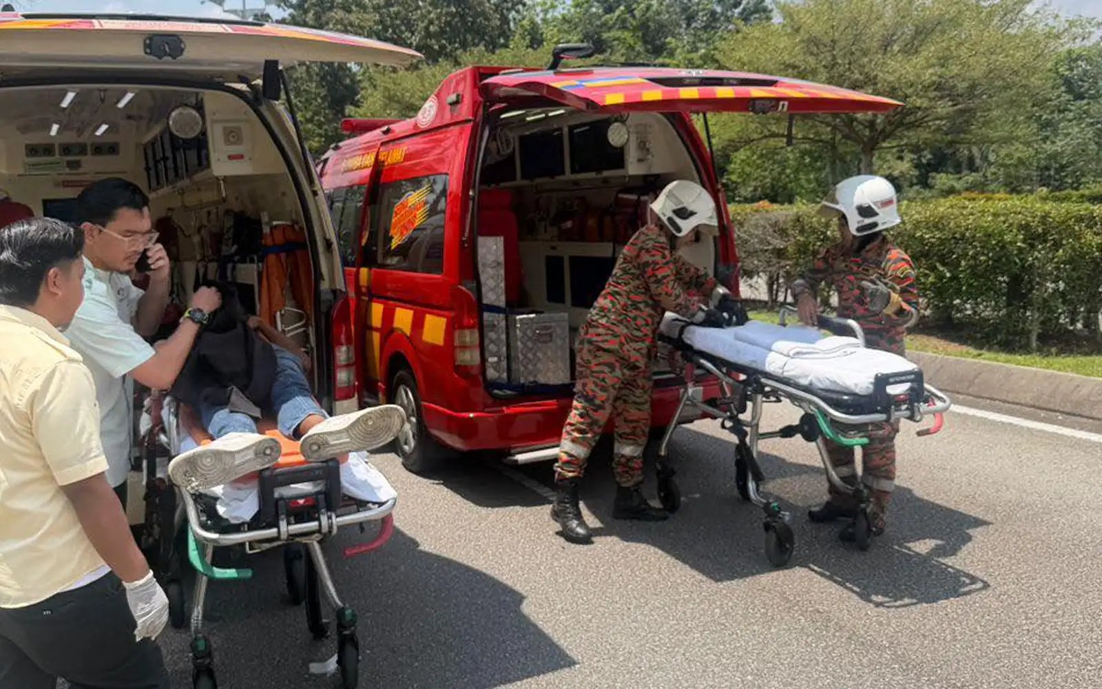 2 maut, 4 cedera parah, kereta terbabas di Putrajaya