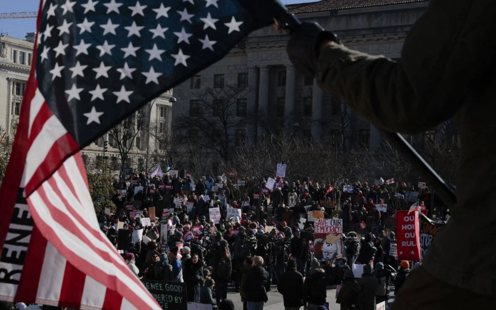 Millions set to fill US streets in anger at Trump